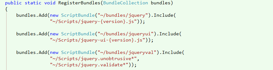 ASP.NET MVC 4 Bundling & Minification