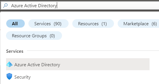 Go to Azure Active Directory