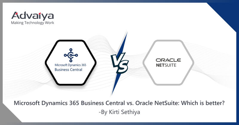 Microsoft Dynamics 365 Business Central vs. Oracle NetSuite_ Which is better_