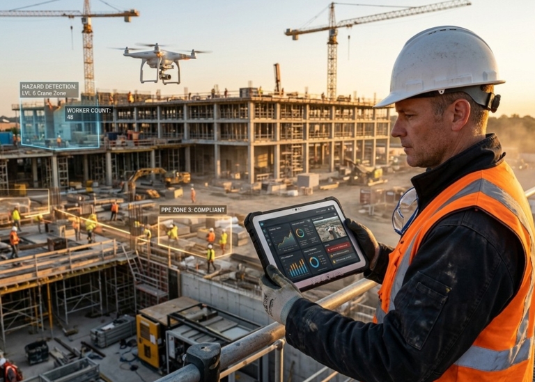 AI-powered safety and compliance_ Transforming HSE management on construction sites